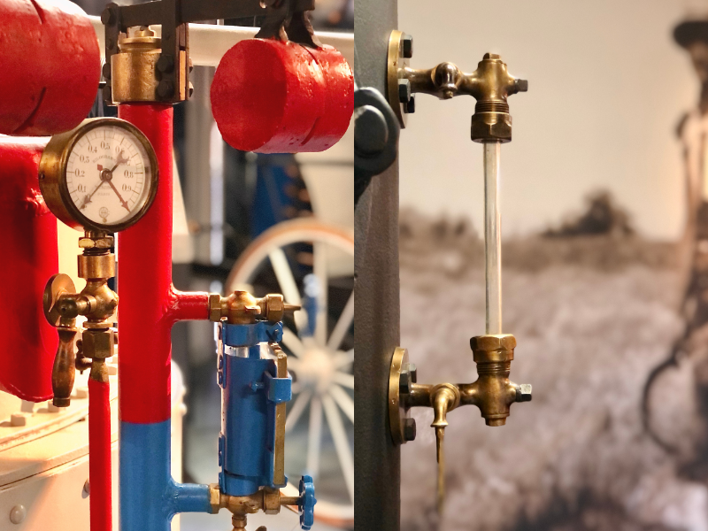 Pièces de collection, alambics à lavande au musée de la lavande Luberon 