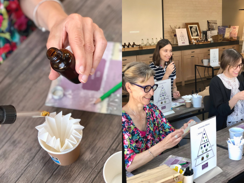 Atelier découverte sensoriel au musée de la lavande Luberon 