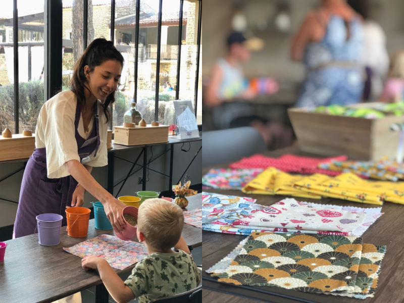 Atelier fabrication  de sachet de lavande pour enfants 